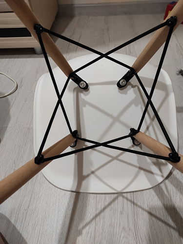 Пластиковый стул Eames PC-015 желтый фото покупателя 254