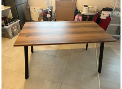 Стол Тринити Лофт 120 32 мм бетон / черный матовый фото покупателя 481