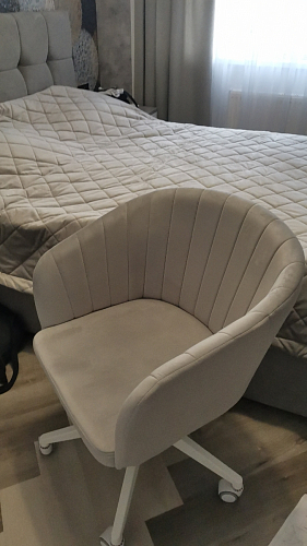 Компьютерное кресло Тибо 01 светло-коричневый / черный фото покупателя 206