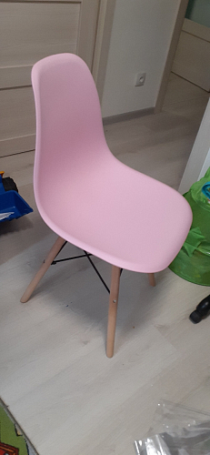 Стул Cindy Eames mod. 001 khaki / natural фото покупателя 261