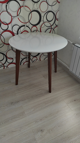 Стол обеденный Вosco/Боско D90 белый / натуральный фото покупателя 29