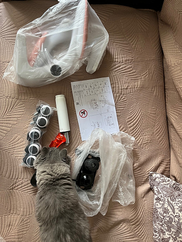 Компьютерное кресло Konfi dark gray / pink / white фото покупателя 266