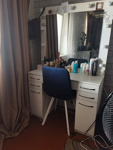 Стул на металлокаркасе Чилли К светло-серый велюр / черный каркас фото покупателя 1279