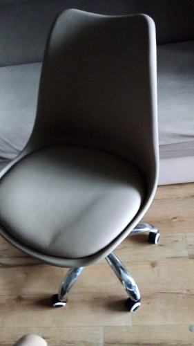 Компьютерное кресло Kolin с подушкой clear / white фото покупателя 339