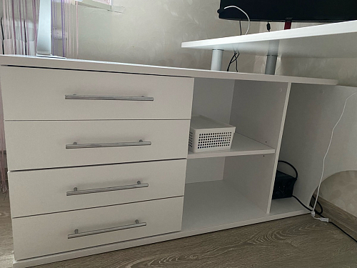 Компьютерный стол с тумбой КСТ-109 тумба слева фото покупателя 24