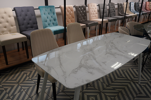 Стул на металлокаркасе Kora black / gray из шоурума 9