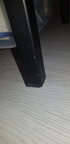 Барный стул Лофт кожзам темно-серый / черный матовый фото покупателя 73