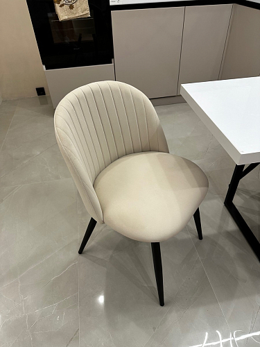 Стул на металлокаркасе Gabi gray / black фото покупателя 397