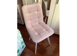 Стул на металлокаркасе Чилли розовый / черный каркас фото покупателя 235