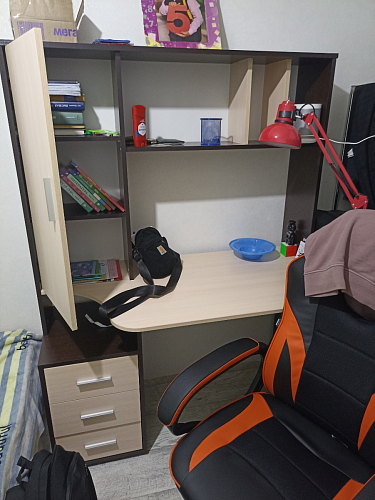 Письменный стол КСТ-16 левый венге / беленый дуб фото покупателя 42