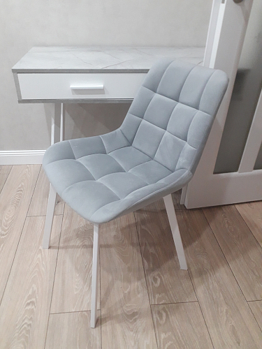 Стул на металлокаркасе Челси К крутящийся бирюзовый / черный фото покупателя 64