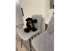 Стул на металлокаркасе Баодин К крутящийся фиолетовый teddy 944 / черный фото покупателя 2