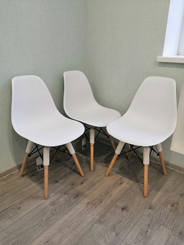 Стул Сindy Eames/Синди Имс мод. 001 yellow / natural фото покупателя 67
