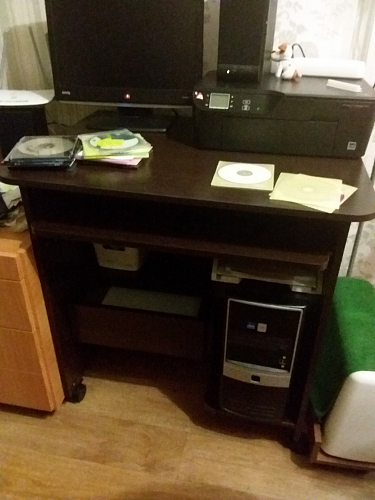 Стол компьютерный КСТ-10.1 бетон фото покупателя 40