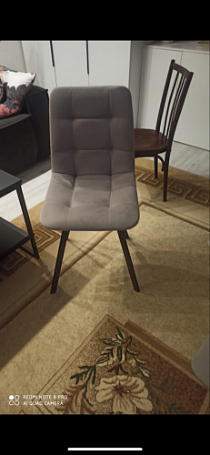 Стул на металлокаркасе Чилли бежевый / белый каркас фото покупателя 1032