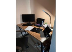 Стол Лота Лофт 140 25 мм черный матовый / бетон фото покупателя 44