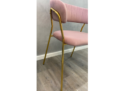 Стул на металлокаркасе Kamelia темно-серый / золотой фото покупателя 58