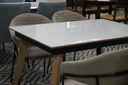 Стул на металлокаркасе Рансол синий / черный глянец из шоурума 3