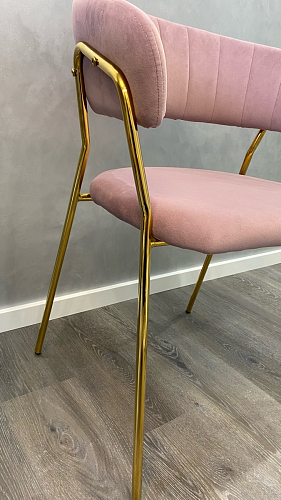 Стул на металлокаркасе Kamelia gold / gray фото покупателя 75