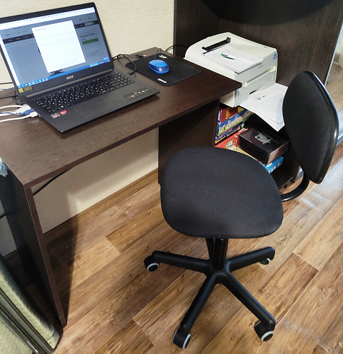 Стол письменный Kiwi белый  - Уцененный экземпляр фото покупателя 117