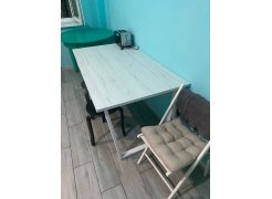 Стол Лота Лофт 120 25 мм сабия / черный матовый фото покупателя 146