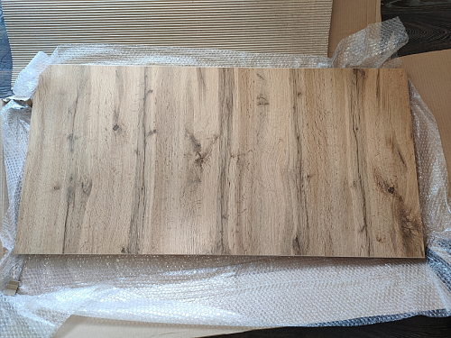 Стол Тринити Лофт 120 32 мм дуб галифакс табако / черный матовый фото покупателя 580