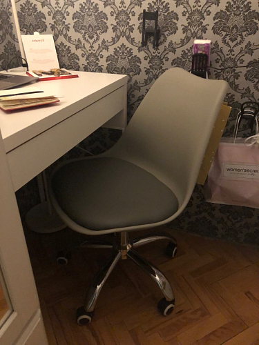 Компьютерное кресло Kolin cappuccino / chrome фото покупателя 107