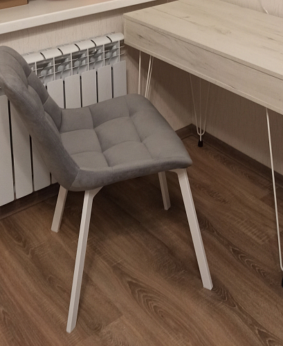 Стул на металлокаркасе Челси бирюзовый / черный фото покупателя 95