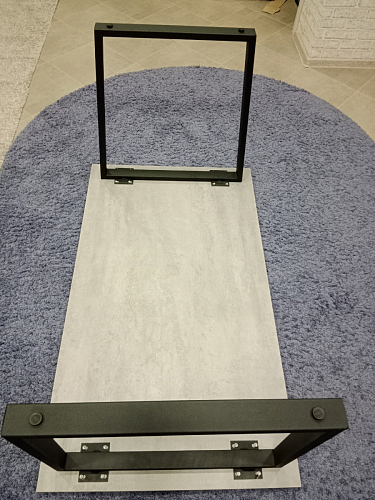 Стол Лота Лофт 120 32 мм бетон / черный матовый фото покупателя 545