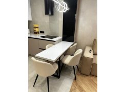 Стул на металлокаркасе Gabi 1 light purple / black фото покупателя 398