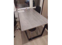 Стол Лота Лофт 120 25 мм сабия / черный матовый фото покупателя 893