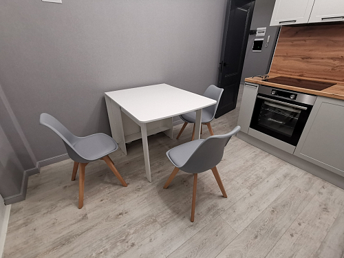 Стол обеденный раздвижной СтК7 дуб молочный фото покупателя 107