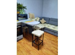 Барный стул Лофт кожзам d1 / черный матовый фото покупателя 64