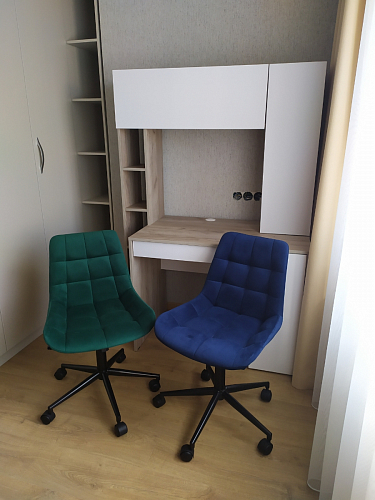 Компьютерное кресло Честер латте / золото фото покупателя 22