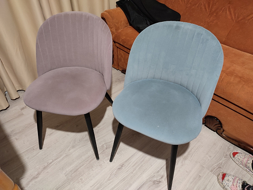 Стул на металлокаркасе Gabi latte / gold / black фото покупателя 923