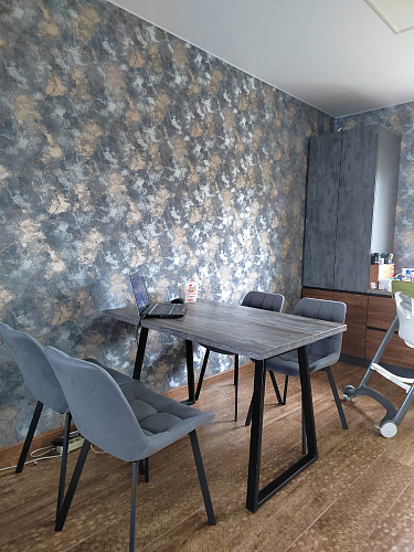 Стул на металлокаркасе Челси бежевый / черный фото покупателя 231