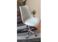 Компьютерное кресло Kolin с подушкой clear / white фото покупателя 222