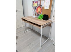 Письменный стол Леон Лофт бетон / черный матовый фото покупателя 33