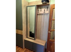 Модульная прихожая Молд комплектация 2 дуб крафт золотой / глянец белый фото покупателя 3