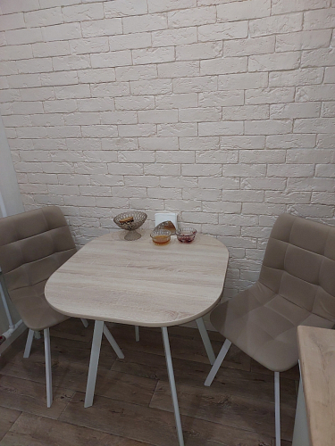 Стул на металлокаркасе Чилли черный / зеленый фото покупателя 847