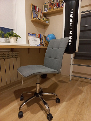 Компьютерное кресло One/Ван флок бежевый 7 фото покупателя 93