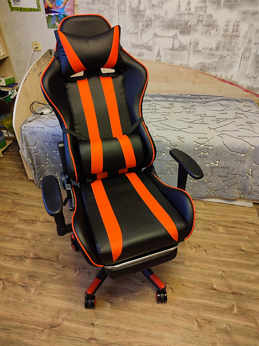 Компьютерное кресло Corvet black / blue фото покупателя 15