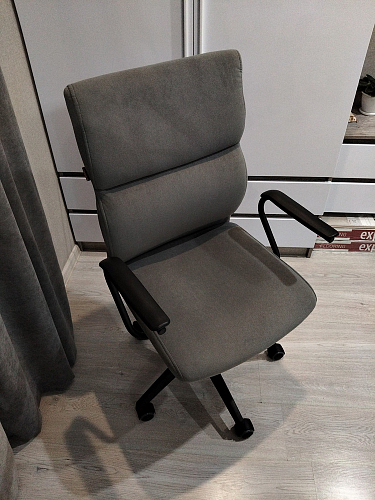 Компьютерное кресло Benefit флок бежевый 7 фото покупателя 57