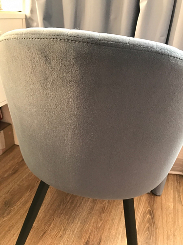 Стул на металлокаркасе Gabi 1 light purple / black / gold фото покупателя 237