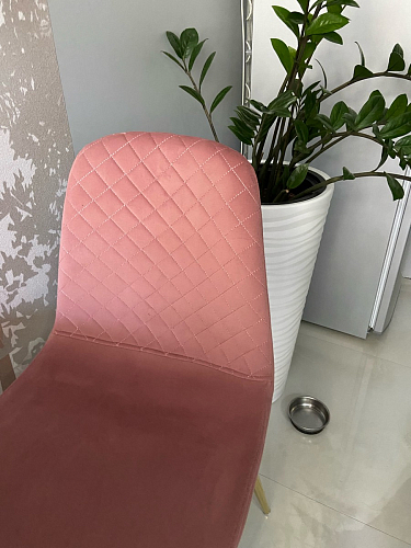 Стул на металлокаркасе Dabl 01 champagne / gold фото покупателя 53