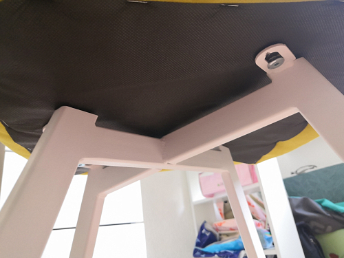 Стул на металлокаркасе Чилли К светло-серый велюр / черный каркас фото покупателя 847