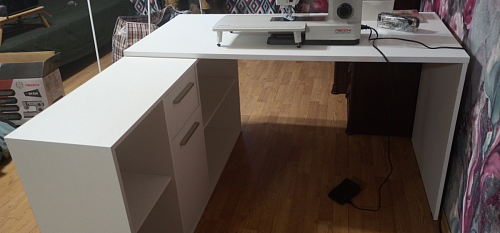 Письменный стол Лайт 03.245F белый гладкий 101 фото покупателя 1