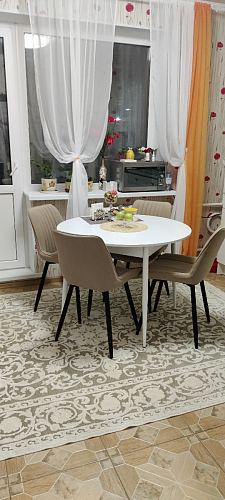 Стул на металлокаркасе Седа К латте / черный фото покупателя 158