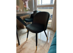 Стул на металлокаркасе Gabi blue / black фото покупателя 92