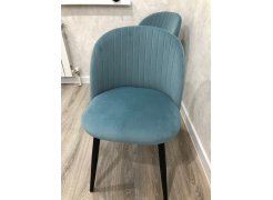 Стул на металлокаркасе Gabi blue / black фото покупателя 474